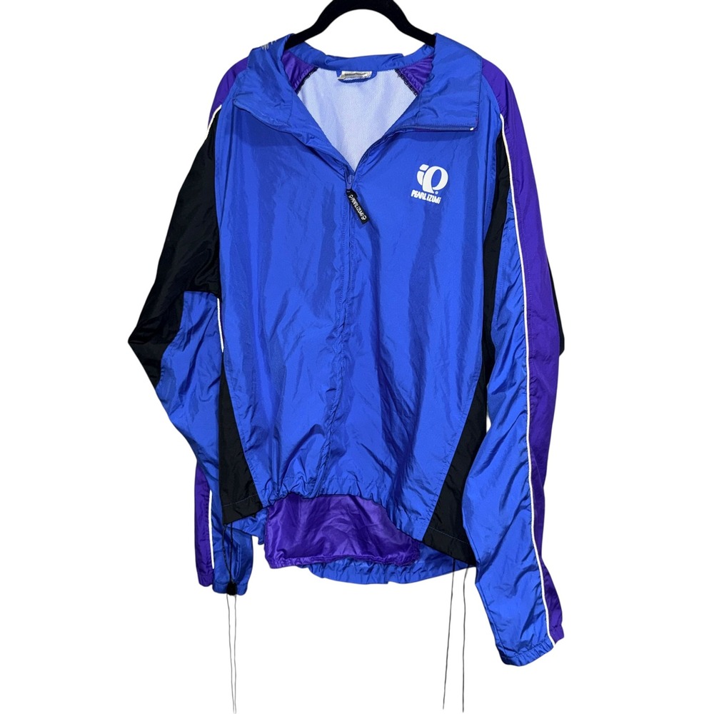 Pearl Izumi Men's Cycling Jacket Blue Purple Black Full Zip Size L